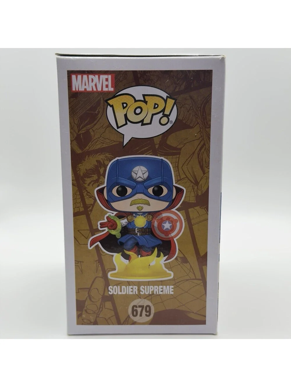 MARVEL FUNKO POPS! Soldier Supreme 679 Scream Symbiote 671 Exclusive Glow Dark